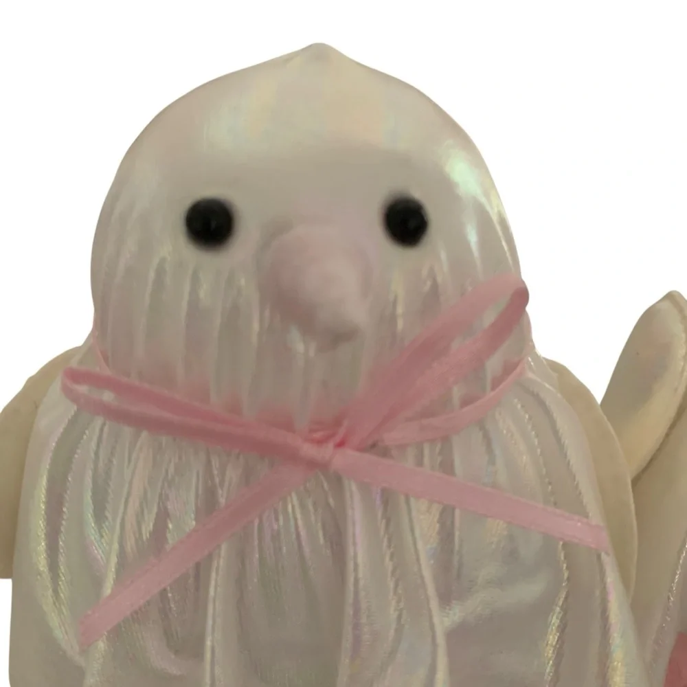 Target Iridescent Bird Decor with Pink Details